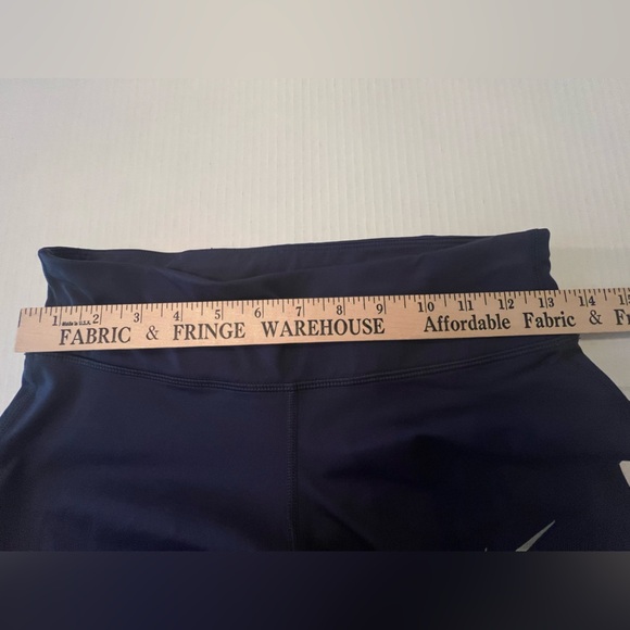 NIKE DRI FIT NAVY BLUE SIZE SMALL ANKLE RUNNING LEGGINGS - Picture 6 of 13